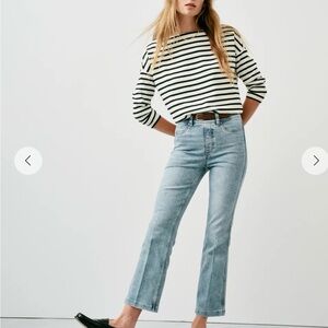 SPANX Sky Blue Cropped Jeans